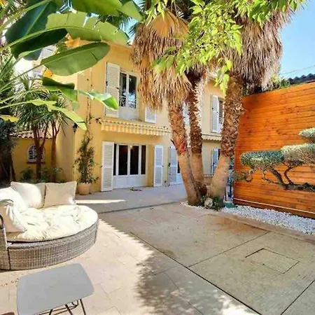 Eden Housse Villa, Pool, 2 Min To Beaches * 昂蒂布